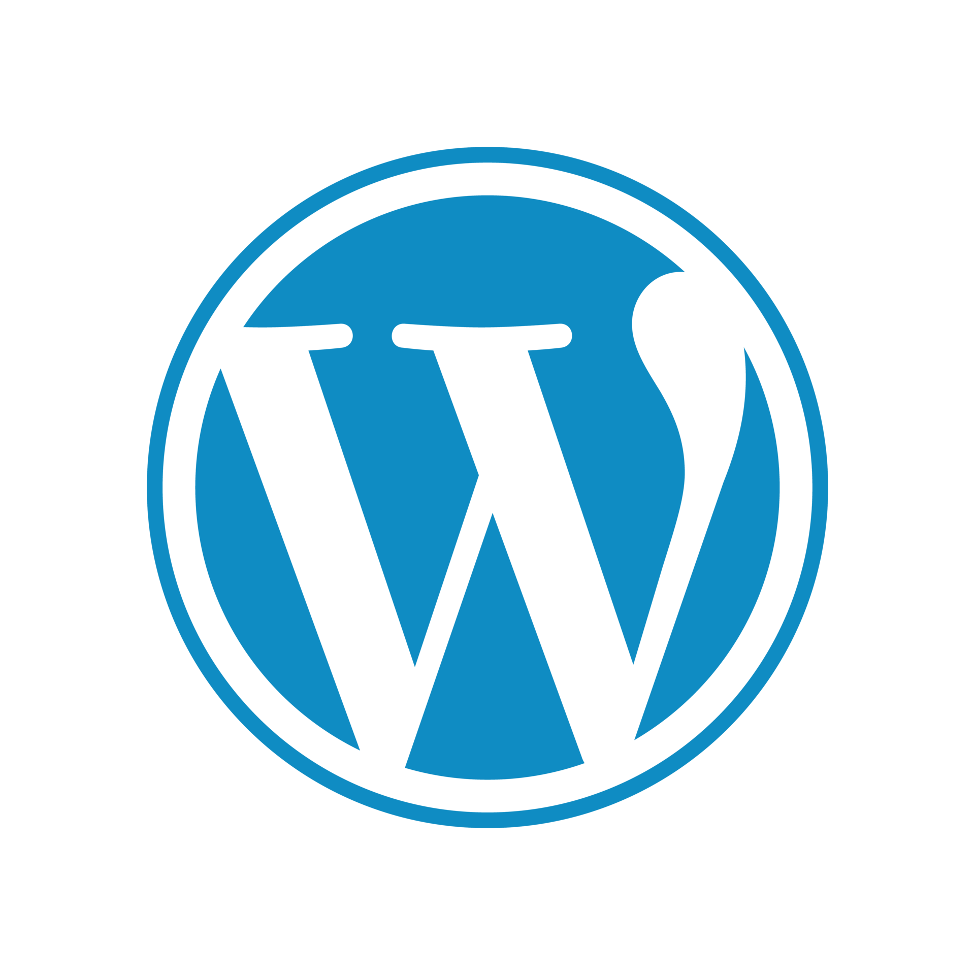 wordpress logo wordpress icon transparent free png - CodeIQ